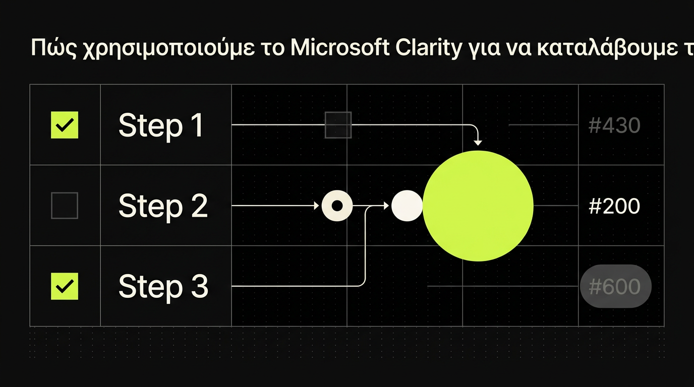 Πώς χρησιμοποιούμε το Microsoft Clarity για να καταλάβουμε το "γιατί" πίσω από το cart abandonment