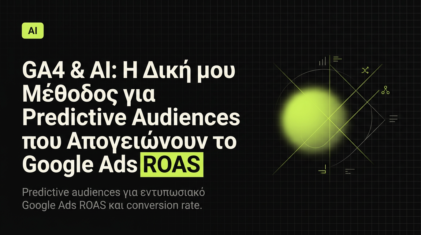 GA4 predictive metrics: purchase και churn probability