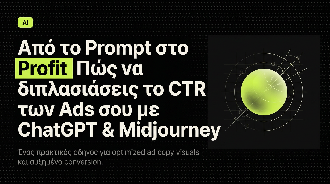 Διπλάσιο CTR στα ads με ChatGPT & Midjourney